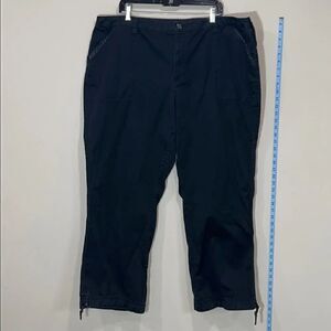 Black Venezia Plus Size Pants. Size 24.